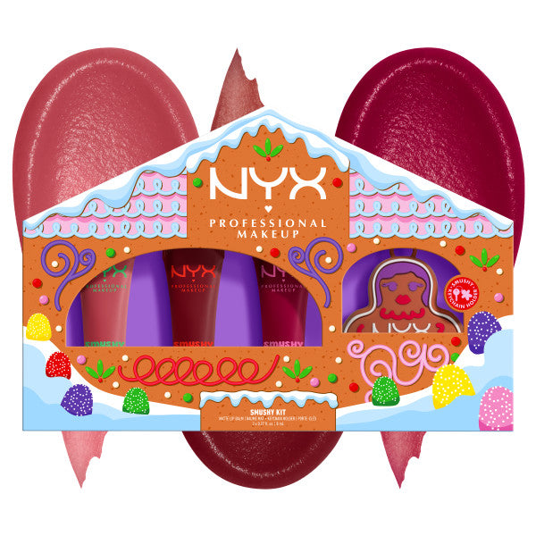 NYX Professional MakeUp Holiday Smushy Kit zestaw balsamów do ust 3x8ml