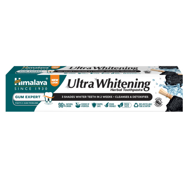 Himalaya Gum Expert Ultra Whitening ziołowa ultra wybielająca pasta do zębów 75ml