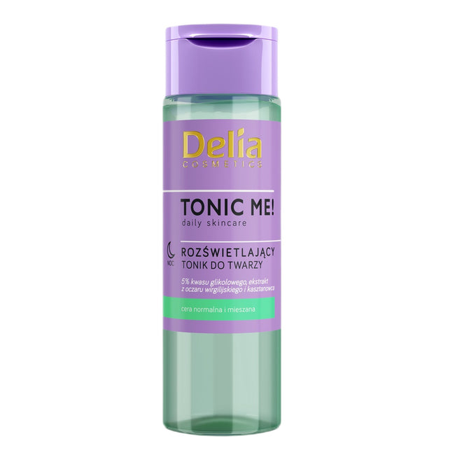 Delia Tonic Me! rozświetlający tonik do twarzy 200ml