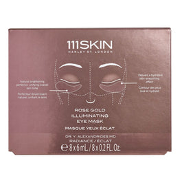 111Skin Rose Gold rozświetlająca maska pod oczy 8x6ml