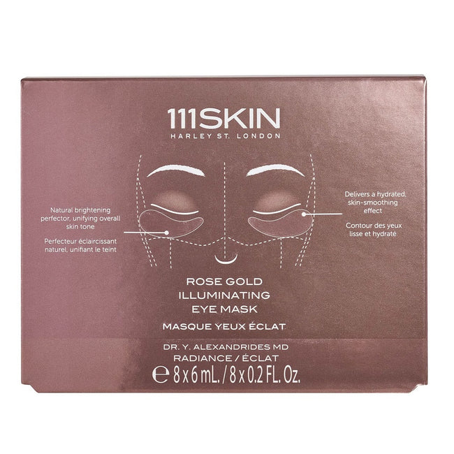111Skin Rose Gold rozświetlająca maska pod oczy 8x6ml