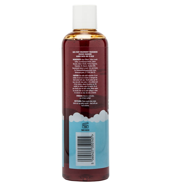 Kids Stuff Colour Changing Bubble Bath magiczny płyn do kąpieli zmieniający kolor wody z czerwonej na niebieską 300ml