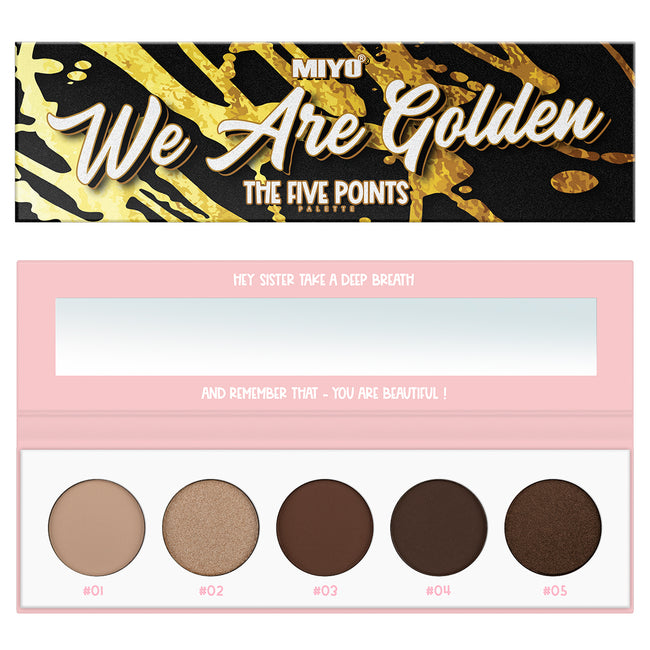 MIYO The Five Points Palette paleta cieni do powiek