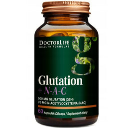 Doctor Life Glutation + N-A-C suplement diety 60 kapsułek