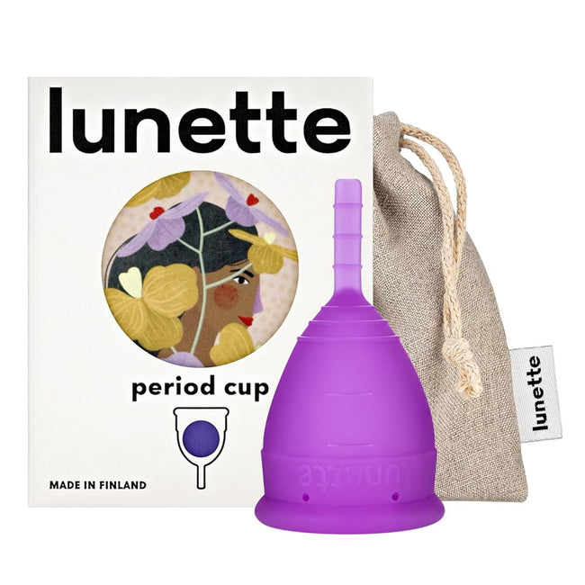 Lunette Period Cup kubeczek menstruacyjny Fioletowy rozmiar 1