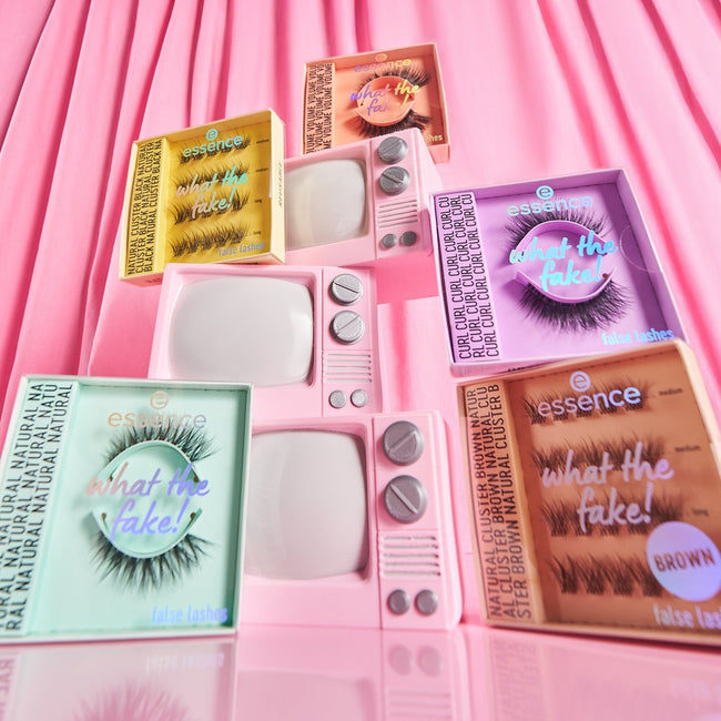Essence What The Fake! False Lashes sztuczne do rzęsy z klejem do rzęs 20szt