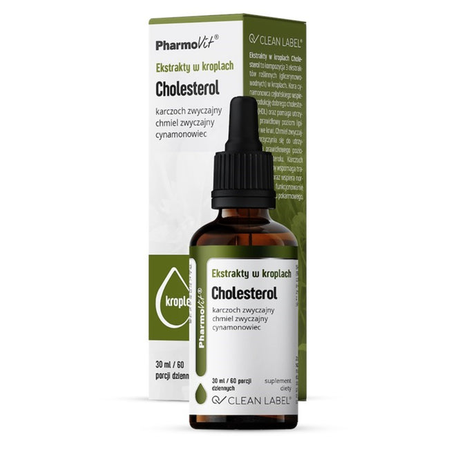 Pharmovit Cholesterol suplement diety w kroplach 30ml