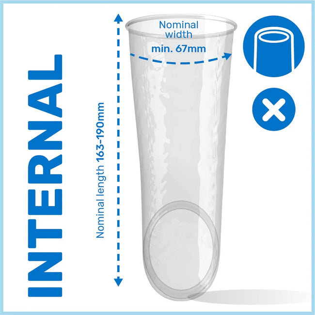 Pasante Internal Condom nielateksowe prezerwatywy dla kobiet 3szt