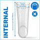 Pasante Internal Condom nielateksowe prezerwatywy dla kobiet 3szt