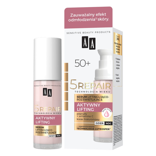 AA Technologia Wieku 50+ serum liftingująco-rozświetlające 30ml