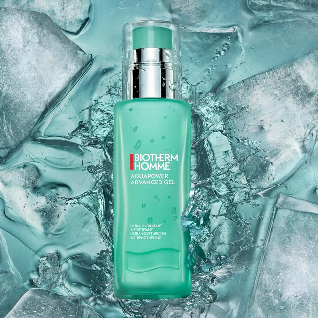 Biotherm Homme Aquapower zestaw żel do mycia twarzy 125ml + nawilżający żel do twarzy 75ml
