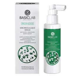 BasicLab Trichologis seboregulujące serum do tłustej i wrażliwej skóry głowy 100ml