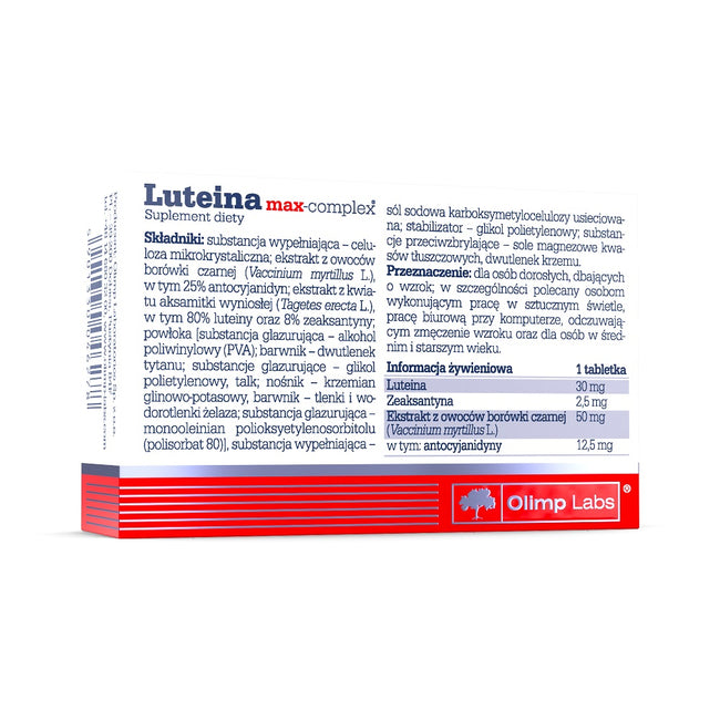 Olimp Labs Luteina Max-Complex suplement diety 30 tabletek