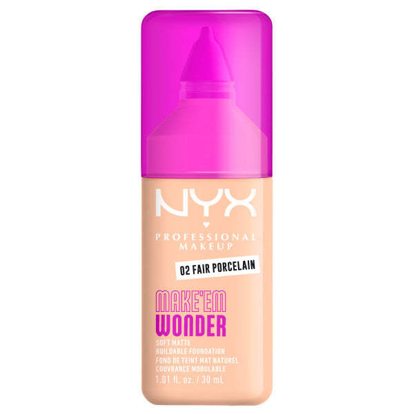 NYX Professional MakeUp Make'Em Wonder podkład do twarzy z długotrwałym kryciem 30ml