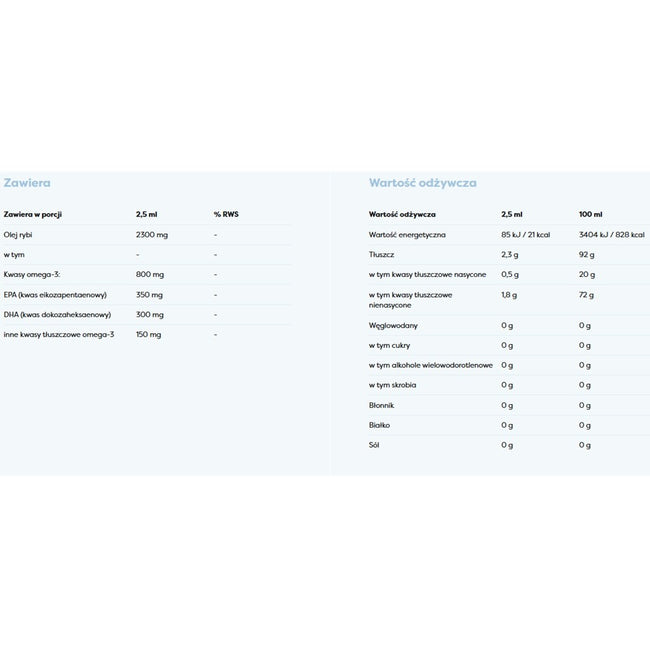 Osavi Daily Omega Kids 800mg Omega 3 suplement diety w płynie Cytryna 250ml