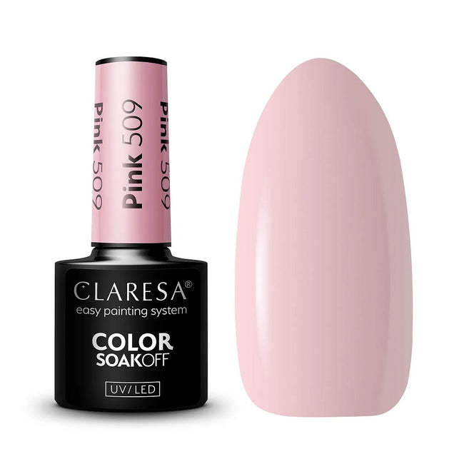 Claresa Color Soak Off UV/LED Pink lakier hybrydowy 5g
