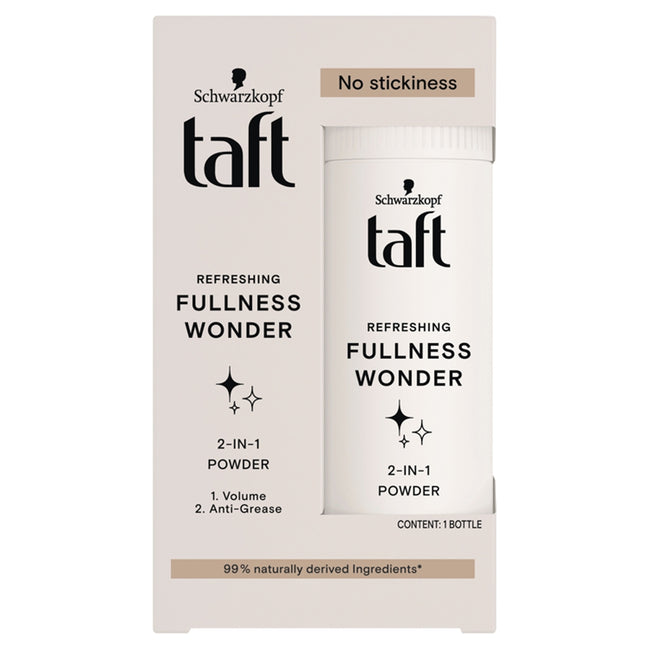 Taft Fullness Wonder 2w1 puder do włosów nadający objętość i odświeżenie 10g