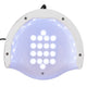 AlleLux Lampa do paznokci UV/LED 72W do lakierów hybrydowych Biała T15