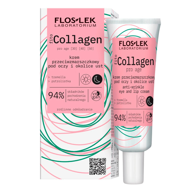 Floslek fitoCollagen Pro Age krem przeciwzmarszczkowy pod oczy i okolice ust 30ml