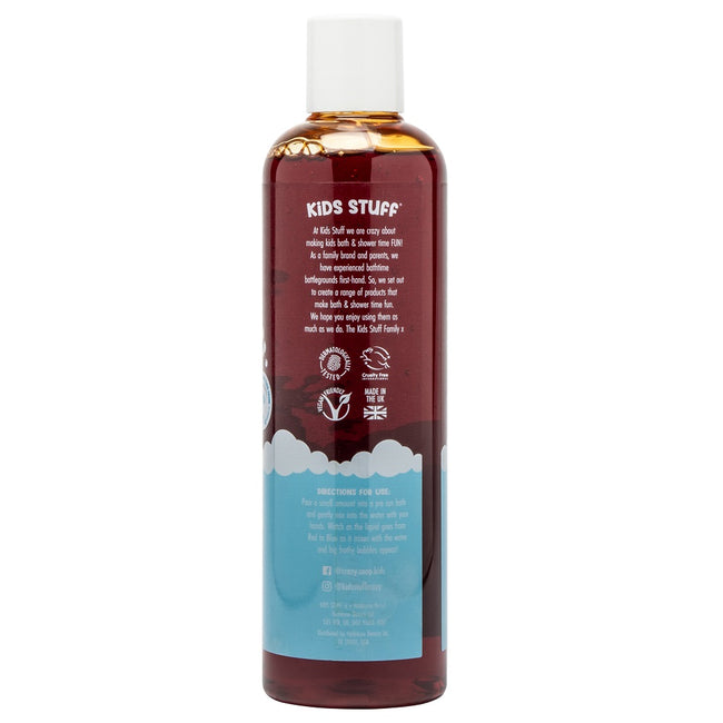 Kids Stuff Colour Changing Bubble Bath magiczny płyn do kąpieli zmieniający kolor wody z czerwonej na niebieską 300ml