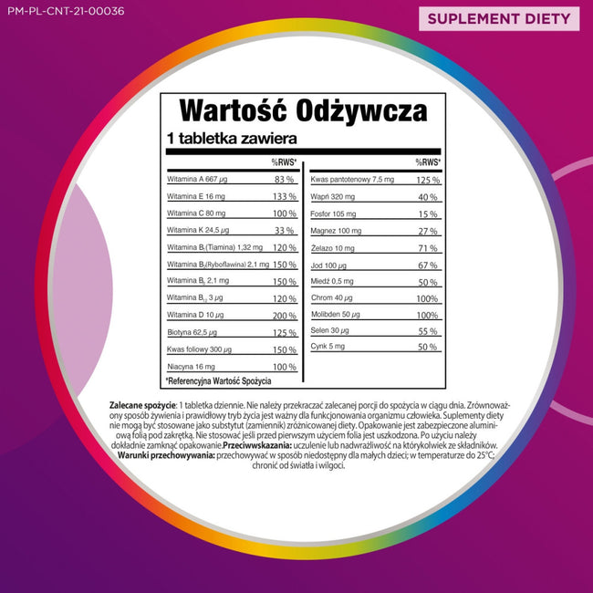 Centrum Woman multiwitaminy dla kobiet suplement diety 90 + 30 tabletek