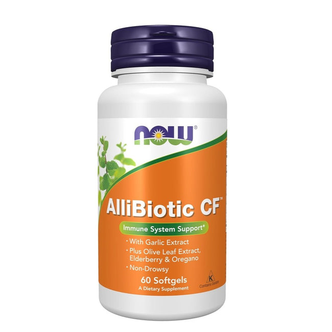 Now Foods AlliBiotic CF kompleks ziołowo-probiotyczny suplement diety 60 kapsułek