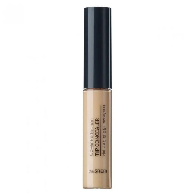 The SAEM Cover Perfection Tip Concealer nawilżający korektor pod oczy SPF28/PA++