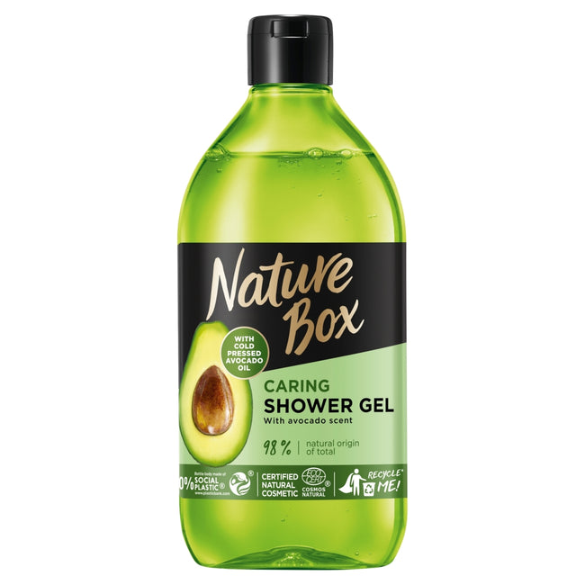 Nature Box Avocado Oil pielęgnacyjny żel pod prysznic z olejem z awokado 385ml