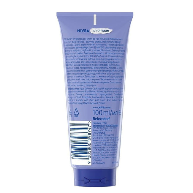 Nivea Smooth Hands & Nail Care wygładzający krem do rąk i paznokci 100ml
