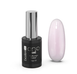 Excellent PRO One Coat Multifunction Fiber Base baza hybrydowa z włóknami Delicate Pink 11g