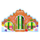 NYX Professional MakeUp Holiday Fat Gingerbread House Kit zestaw błyszczyków i balsamów do ust