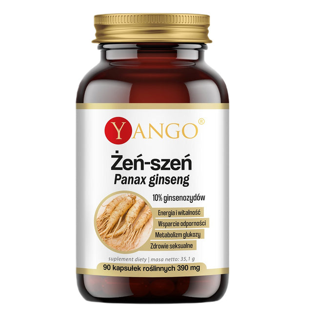 Yango Żeń-szeń Panax ginseng suplement diety 90 kapsułek
