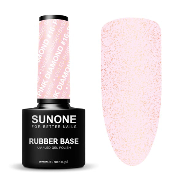 Sunone Rubber Base baza kauczukowa Pink Diamond #16 5g
