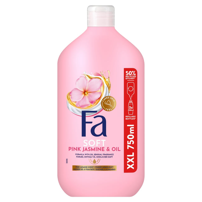 Fa Magic Oil Pink Jasmine żel pod prysznic i do kąpieli o różowego jaśminu 750ml