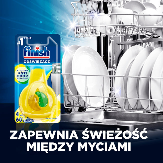 Finish Odświeżacz do zmywarki o zapachu cytryna i limonka 4ml