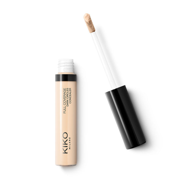 KIKO Milano Full Coverage Dark Circles Concealer korektor w płynie do okolic oczu i twarzy o wysokim stopniu krycia 8ml