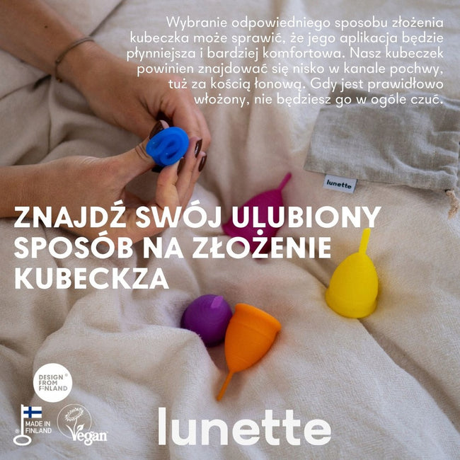 Lunette Period Cup kubeczek menstruacyjny Różowy rozmiar 2