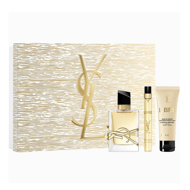 Yves Saint Laurent Libre Pour Femme zestaw woda perfumowana spray 50ml + woda perfumowana spray 10ml + balsam do ciała 50ml