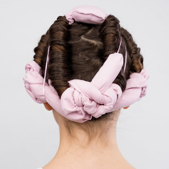 Glov CoolCurl Spider Set wałki do kręcenia włosów na zimno do włosów długiej i średniej długości Pink 4szt