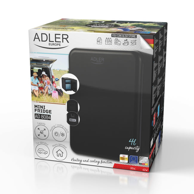 Adler Mini lodówka na kosmetyki AD 8084 4l Black