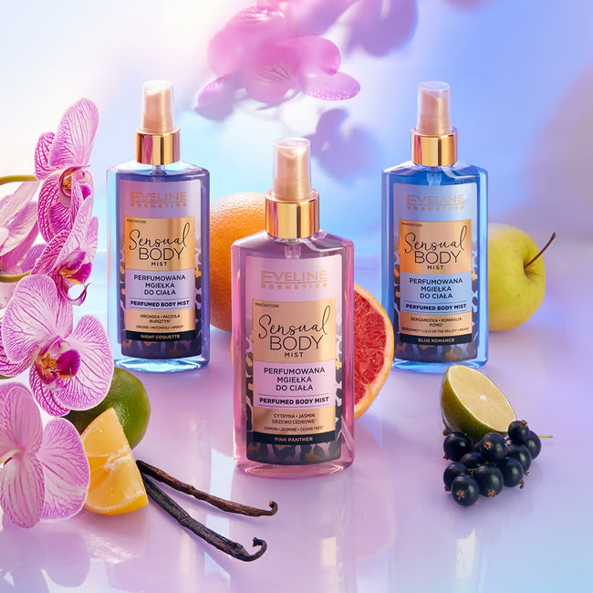 Eveline Cosmetics Sensual Body Mist perfumowana mgiełka do ciała Blue Romance