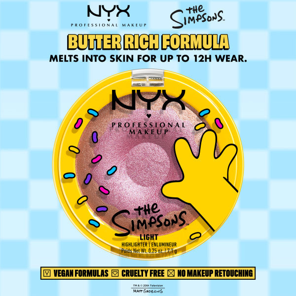 NYX Professional MakeUp Homer Simpson Donut rozświetlacz do twarzy