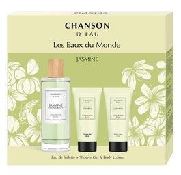Coty Chanson D'Eau Jasmine zestaw woda toaletowa spray 100ml + żel pod prysznic 50ml + balsam do ciała 50ml