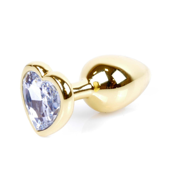 MyLove Butt Plug Collection Jewellery Heart metalowy korek analny Gold Heart