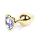 MyLove Butt Plug Collection Jewellery Heart metalowy korek analny Gold Heart