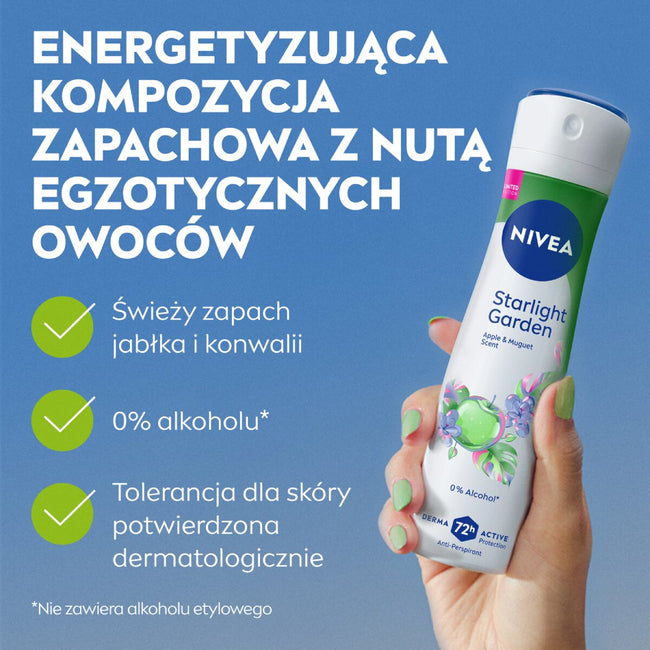 Nivea Starlight Garden antyperspirant spray 150ml