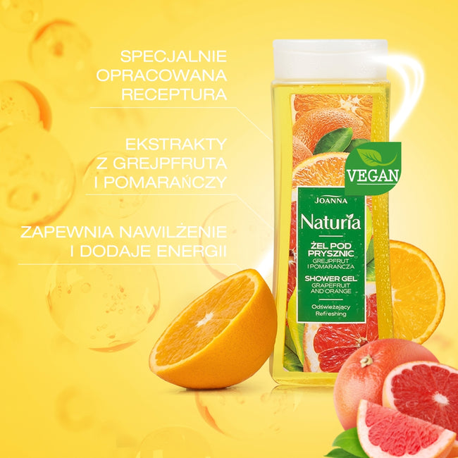 Joanna Naturia żel pod prysznic grejpfrut i pomarańcza 300ml