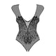 Obsessive B112 Teddy drapieżne body Black XL/XXL