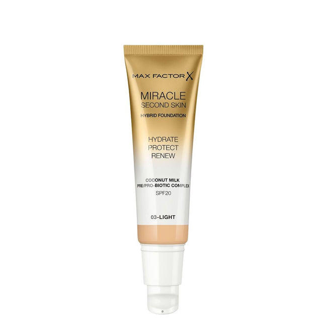 Max Factor Miracle Second Skin Hybrid Foundation podkład nawilżający z filtrem