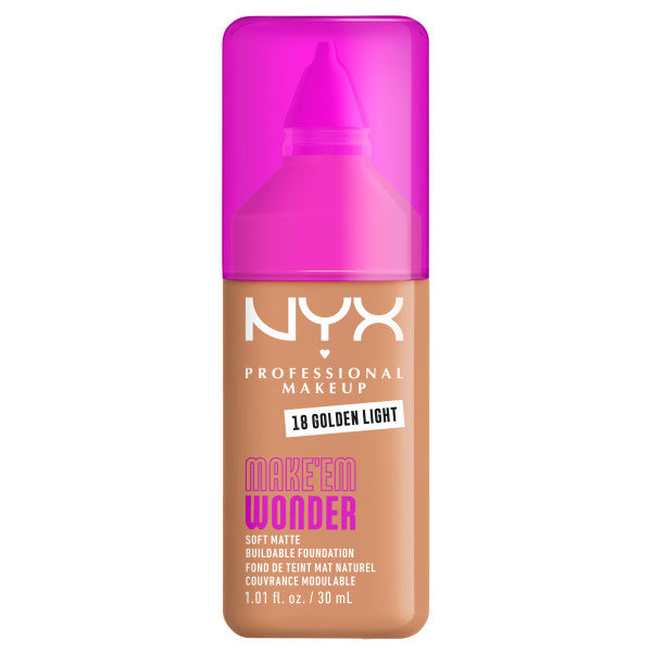 NYX Professional MakeUp Make'Em Wonder podkład do twarzy z długotrwałym kryciem 30ml